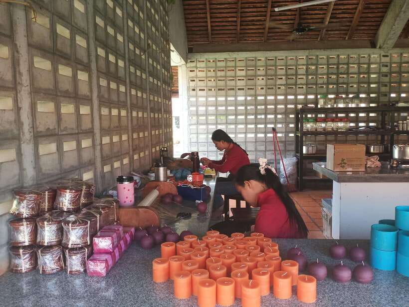 Half Day Trip: Silk Farm, Satcha, and Senteur d'Angkor Tour - Angkor Silk Farm: from mulberry leaves to silk cloth