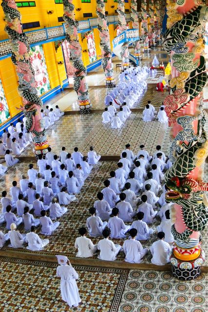 Ho Chi Minh City: Cao Dai Temple & Black Lady Mountain Tour - Temples and caves on the mountain
