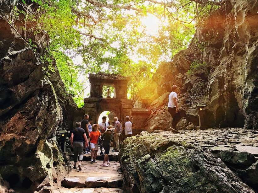Hoi An: Secrets Of The Marble Mountains & Linh Ung Pagoda - Climbing Thuy Son, the central Marble Mountain