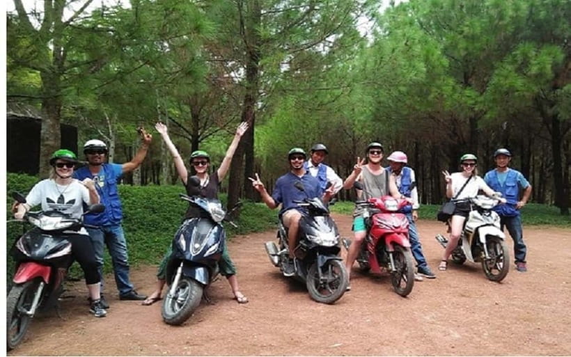 Hue City Motorbike Tour to Countryside, Pagoda & Royal Tombs - Thuy Tien Lake and Vong Canh Hill