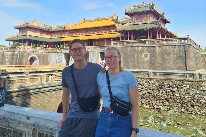 Hue: Dragon Boat, Perfume River, Pagoda & Royal Tomb Tour - Starting on the Perfume River by dragon boat