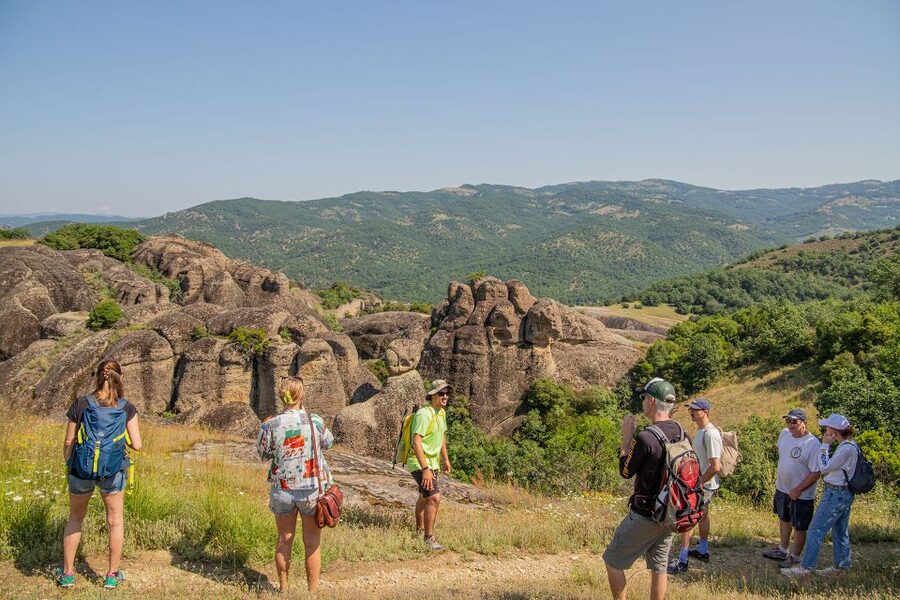 Kalabaka: Meteora Small-Group Hiking Tour w/ Monastery Visit - The climb toward Great Meteoron and Varlaam