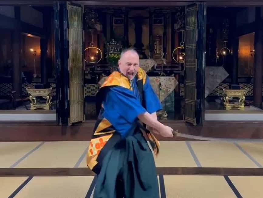 Kanazawa: Samurai Swordsmanship Lesson at a rented temple - Key points at a glance
