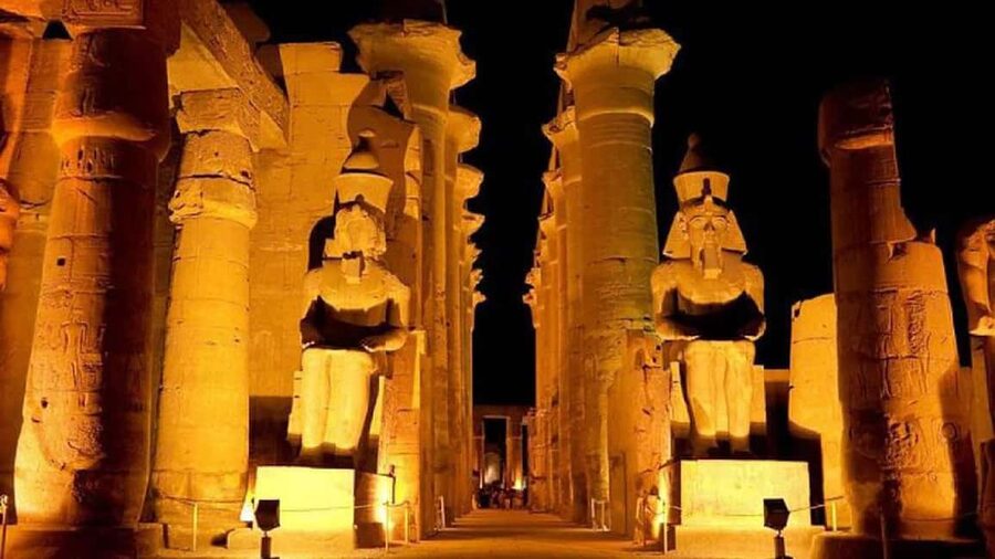 Karnak Temple Sound & Light Show QR Ticket with Transfer - Karnak Temple after sunset