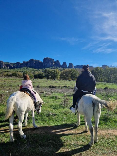 Kastraki: Meteora Morning Horse Riding with Monastery Visit - Riding beneath Meteora’s morning cliffs