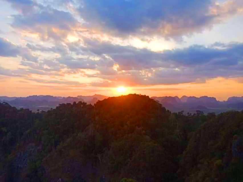 Krabi: Tiger Cave Temple Sunset Tour - Sunset timing, weather, and the way down