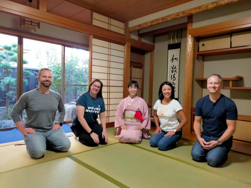 Kyoto Fushimiinari:Wagashi Making & Small Group Tea Ceremony - From Kitchen Counter to Tatami Room