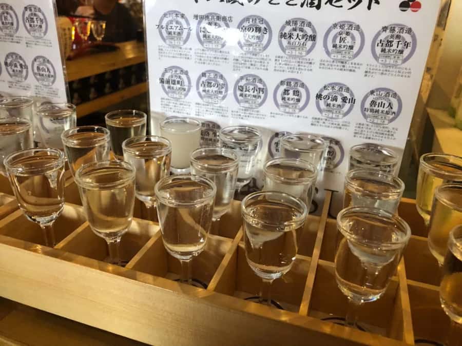 Kyoto: Sake Brewery and Tasting Tour in Fushimi - The 18-sake tasting at Fushimi Saka Gura Kouji