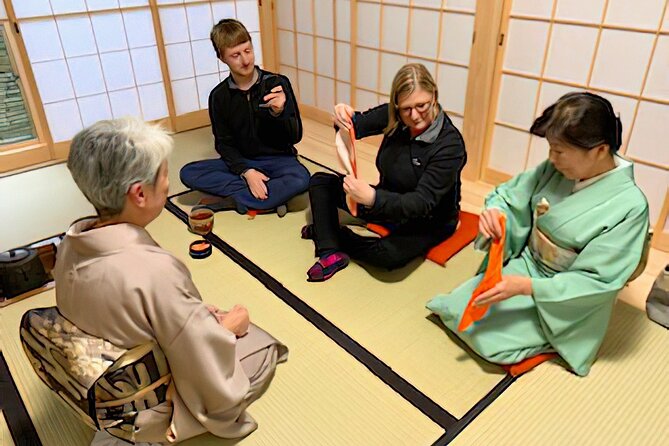 KYOTO Tea Ceremony with kimono near by Imamiya Jinjya Shrine - Who Will Enjoy This Kyoto Experience Most