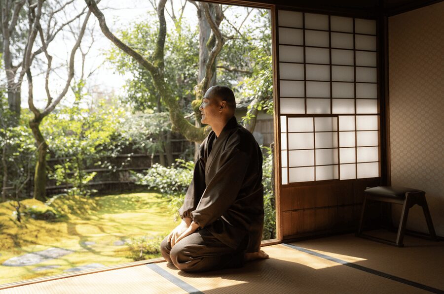 Kyoto: Zen Meditation at a Private Temple with a Monk - A garden walk that gives the lesson room to settle