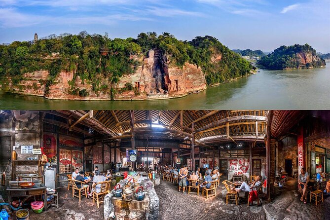 Leshan Buddha + Panda Base or Old Tea House Private Day Tour - Chengdu Panda Base: an active morning with animals