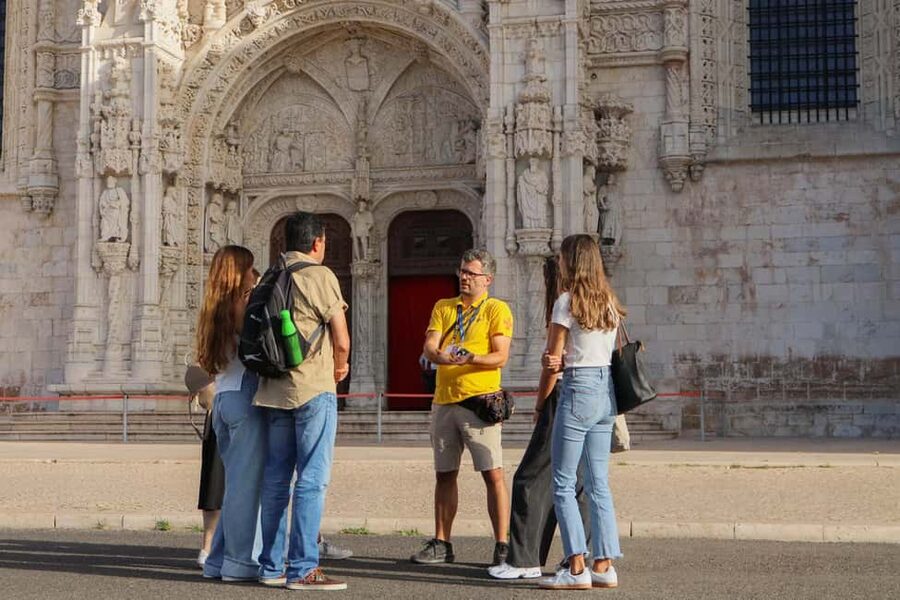 Lisbon: Belém Private Walking Tour & Jerónimos Monastery - Belém Tower, viewed from the outside