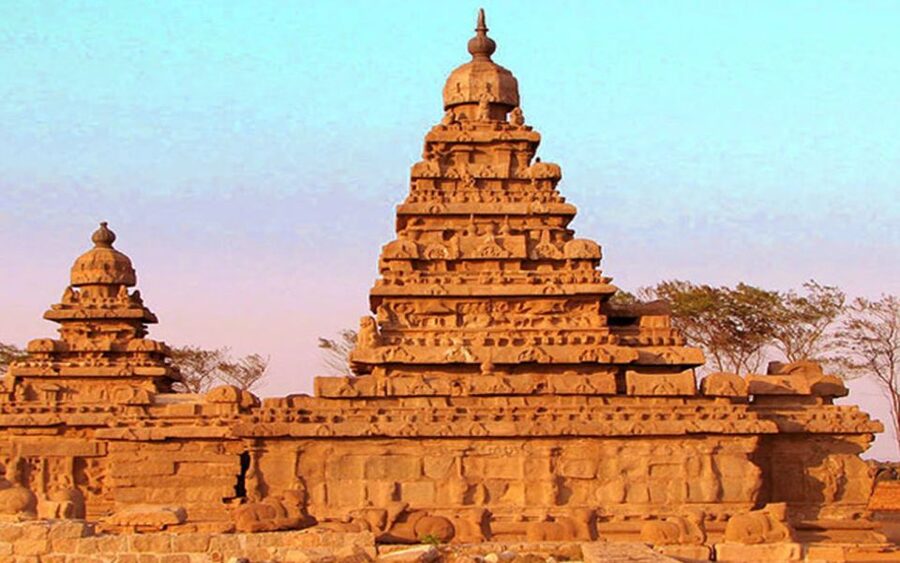 Mahabalipuram and Kanchipuram Private Caves & Temples Tour - The Shore Temple and Mahabalipuram’s carved stone