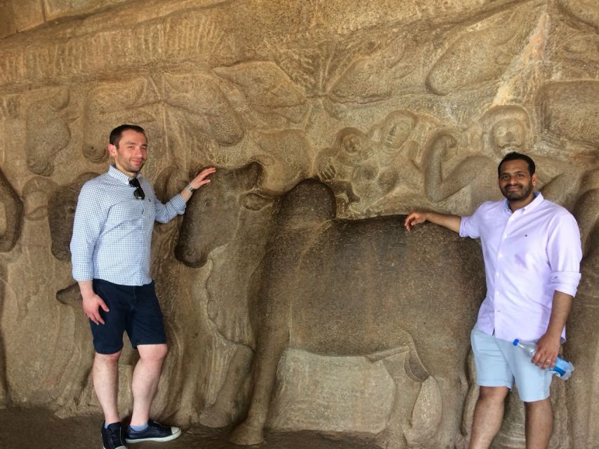 Mahabalipuram: Private Guided tour from Chennai with lunch - Mahishasura Mardini Cave: two dramatic wall panels