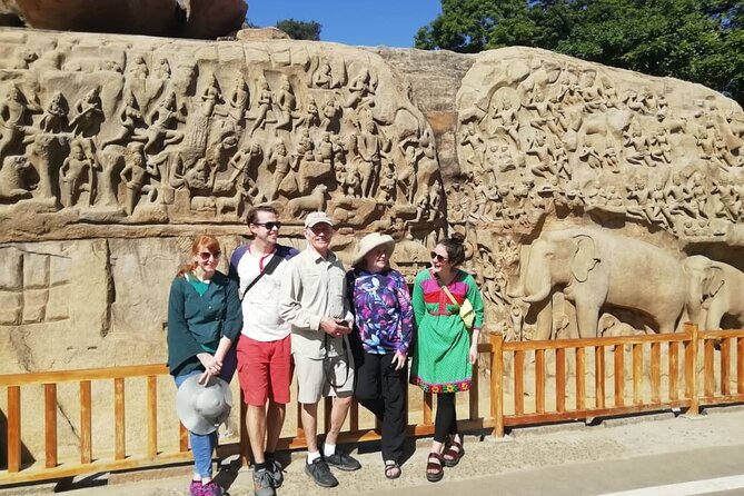 Mahabalipuram walking tour by tourism ministry approved company - Arjuna’s Penance and India’s great stone reliefs