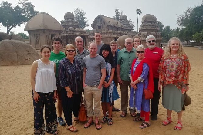 Mahabalipuram walking tour by tourism ministry approved company - Pancha Pandava Cave and the Pallava use of granite