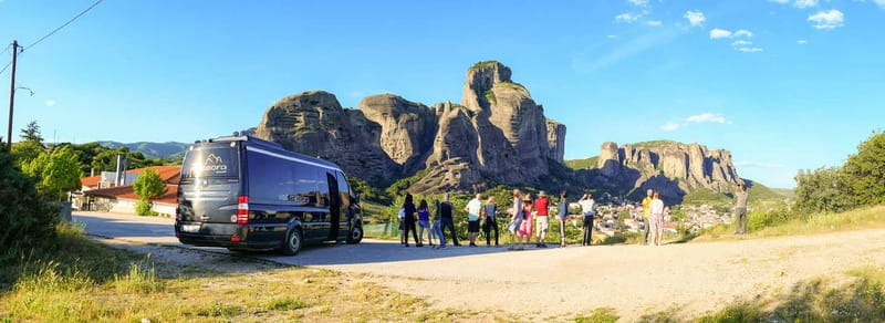 Meteora: Sunset Small Size Tour with Monasteries & Caves - Bandovas caves show the harder side of monastic life