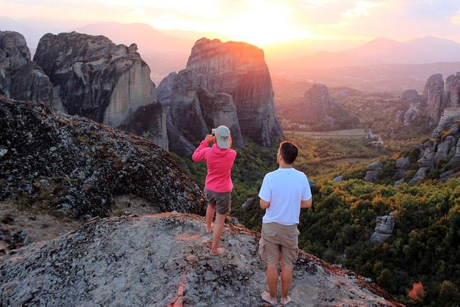 Meteora Sunset with Monastery & Hermit Caves Tour in Small Group - Finishing at a lesser-known sunset viewpoint