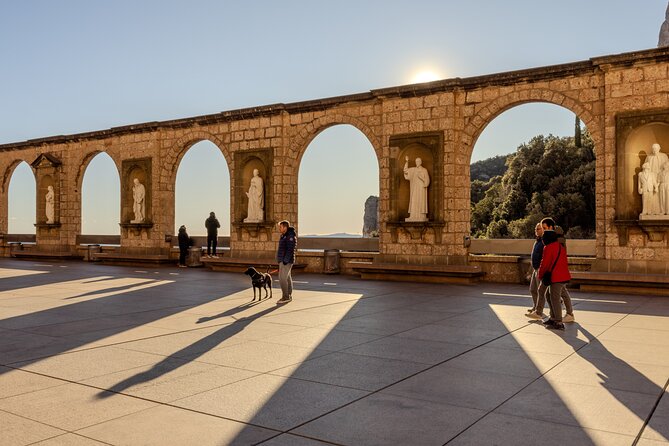 Montserrat Tour with Cogwheel Train, Monastery & Black Madonna - Free time for Santa Cueva and mountain views