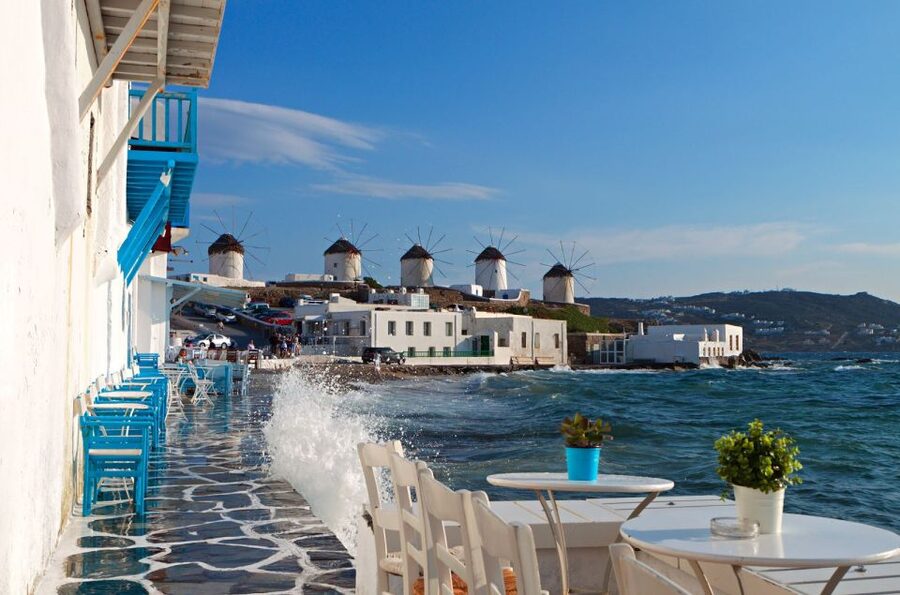 Mykonos: Highlights Tour with Panagia Tourliani Monastery - The airport area and the island’s pigeon houses