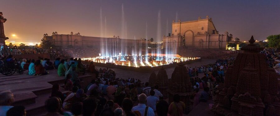 New Delhi: Akshardham Temple Tour with Water and Light Show - The three exhibitions at Akshardham