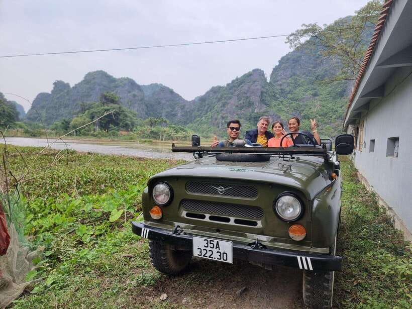 Ninh Binh Jeep tour:2 hours visit Bich Dong, Thai Vi temple - Why the Jeep Ride Is the Main Attraction