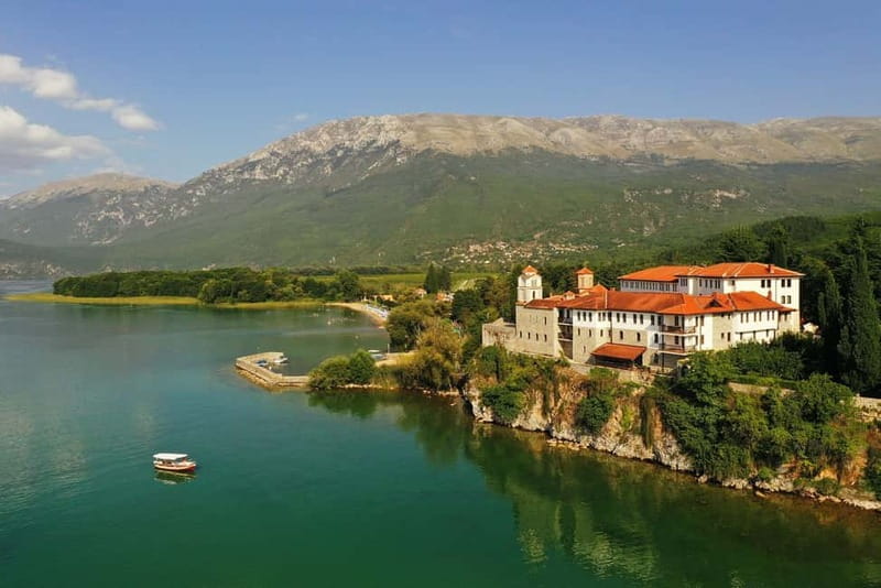 Ohrid: East Coast and St. Naum Monastery Full-Day Boat Tour - Peshtani and Trpejca from the lake