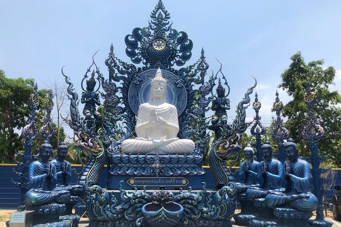 One Day Tour Chiang Rai(White Temple , Blue Temple, Black House) Private Tour - Wat Rong Seur Ten, the Blue Temple