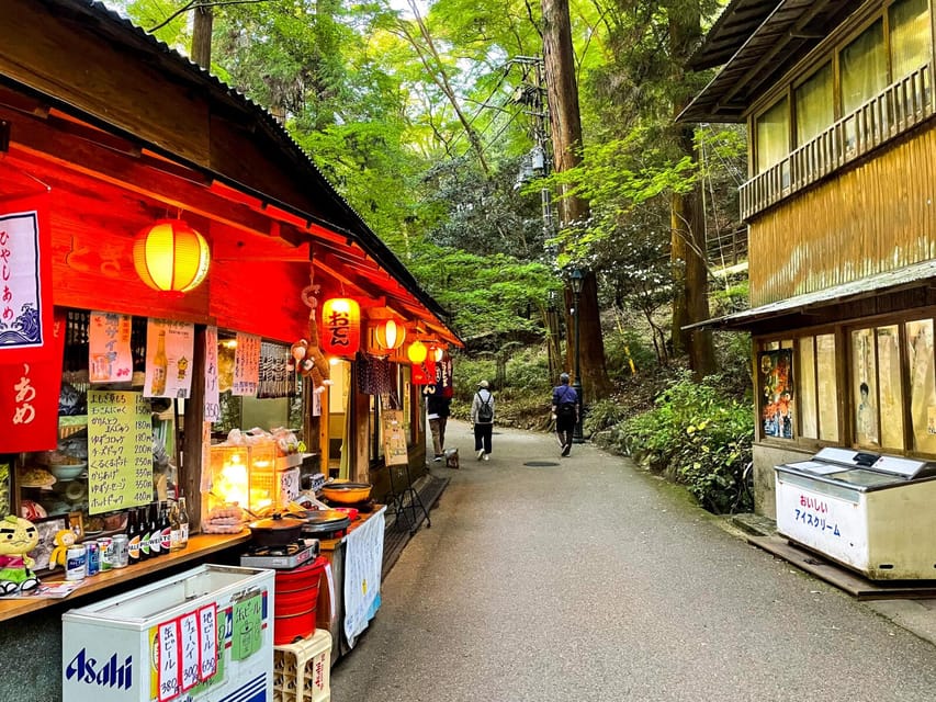 Osaka: Minoh, Katsuoji Temple, & Minoh Falls Full-day Tour - The river valley walk toward Ryuan-ji