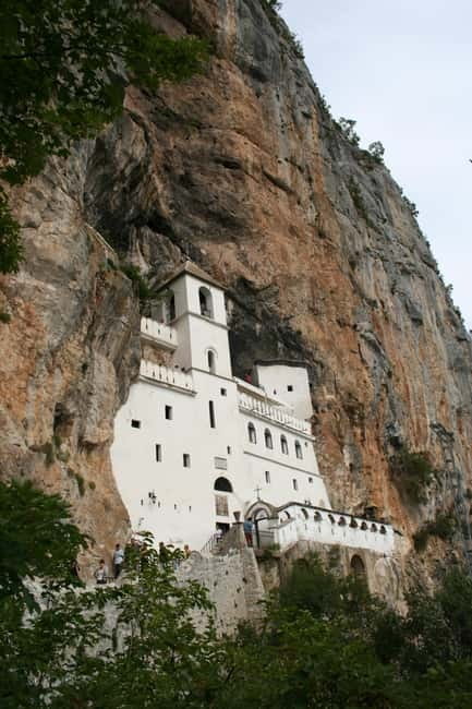 Ostrog Monastery from Budva and Petrovac - The road from Budva to the monastery