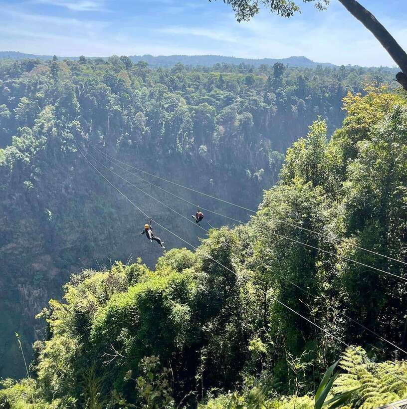Pakse: Mystic Falls & Timeless Temples of Southern Laos Tour - Two waterfalls before the temple circuit