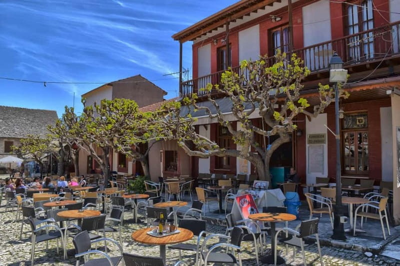 PAPHOS: Troodos Mountains "Monasteries & Villages" by coach - Omodos brings the day back to village life