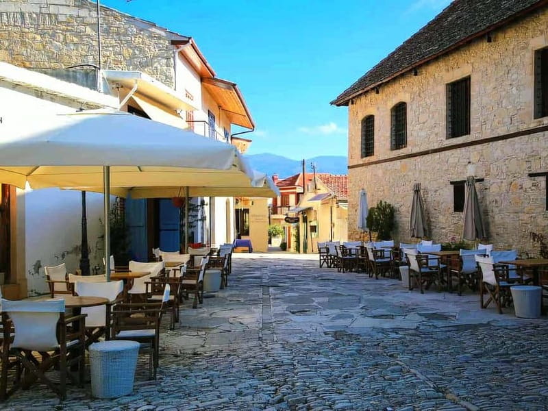 Paphos: Troodos, Omodos & Kykkos Monastery Full-Day Tour - Omodos: cobblestones, vineyards, and a short monastery visit