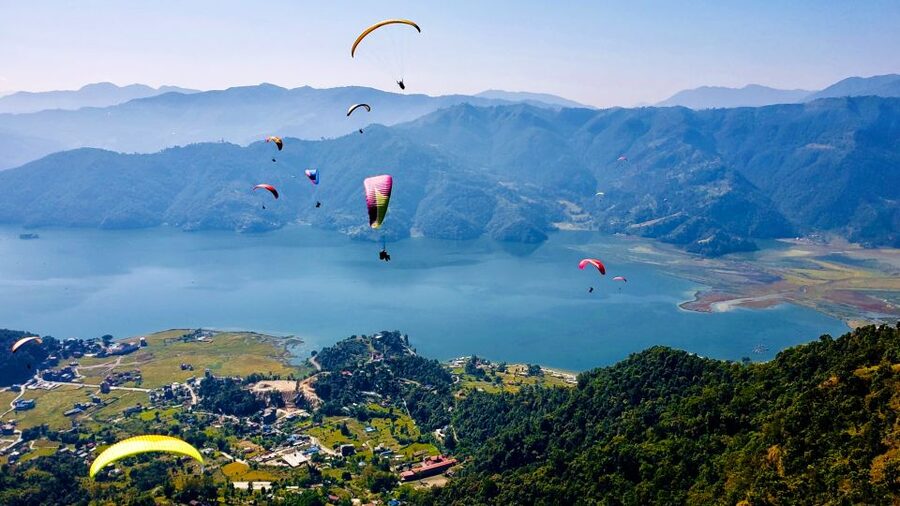 Pokhara: Golden Hour at Peace Pagoda - Himalayan Sunset Tour - The road, the walk, and the footwear question