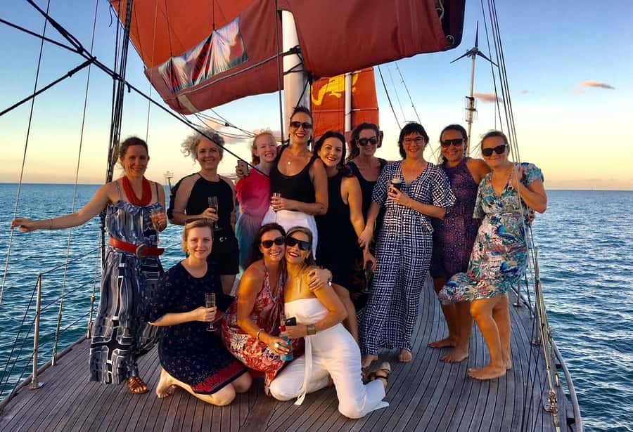 Port Douglas: Sunset Cruise on a Chinese Shaolin Junk Ship - The sunset is beautiful, but never guaranteed