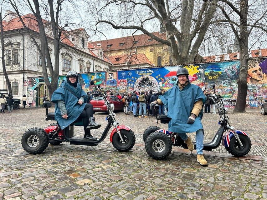 Prague Monastery & Panoramic Viewpoint Electric Trike Tour - Prague Castle and the climb toward Strahov