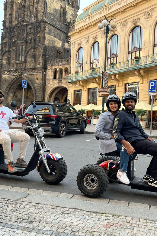 Prague Monastery & Panoramic Viewpoint Electric Trike Tour - Starting at Štěpánská 55