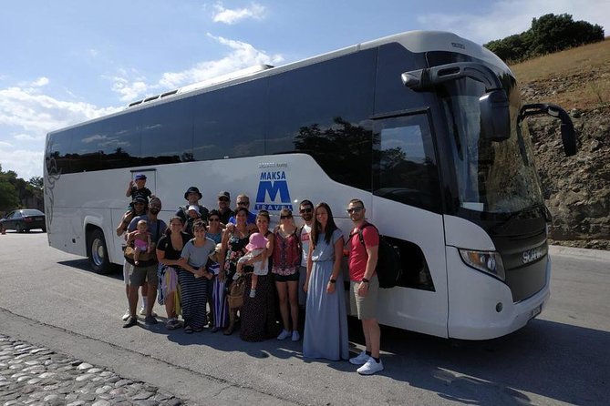Private Athens to Meteora Clifftop Monasteries - The first views of Meteora
