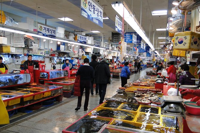 Private Busan tour with gamcheon culture village and the temple (Customizable) - Jagalchi Market and the taste of a port city