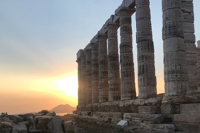 Private Cruise to Poseidon Temple at Sounio Cape with Snorkeling and Swimming - Arsída and Vrachos Pothito by private boat