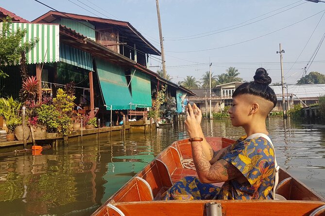 PRIVATE Floating Market + DRAGON Temple + DO like a Local - A full day beyond Bangkok’s city center