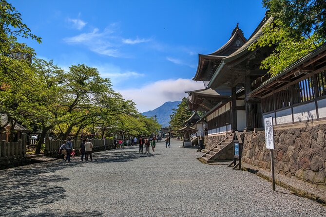 Private guided tour: Mt. Aso volcano, grasslands, Aso Shrine - Aso Shrine and a prayer connected to the mountain