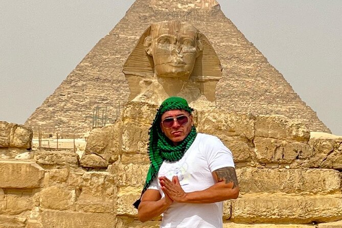 Private Guided Tour to Giza Pyramids, Valley Temple and Sphinx - The Great Sphinx and its close-up details