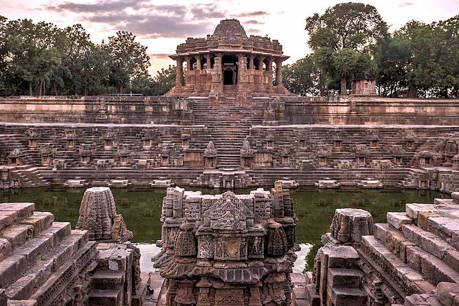 Private Tour of Step well, Modhera Sun Temple & Patola saree weaving by car - Rani ki Vav and the art beneath the ground
