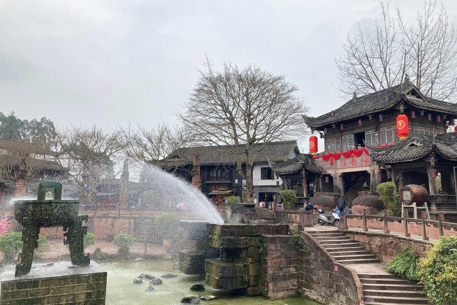 Private Tour to Leshan Giant Buddha & Huanglongxi Old Town - Lingyun Temple and the Buddha’s carved hair
