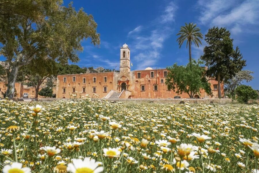 Private Van Tour from Chania to Monasteries - Agia Triada and its monastery setting