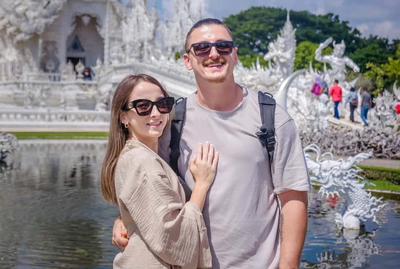 Red, Blue, White Temples & Hot Spring Trip from Chiang Mai - Wat Rong Khun, Chiang Rai’s White Temple
