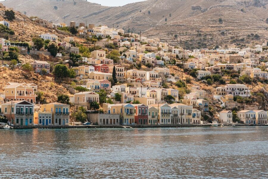 Rhodes: Symi Island & Panormitis Monastery Day Trip by Boat - Entering Symi Harbor and finding your own pace