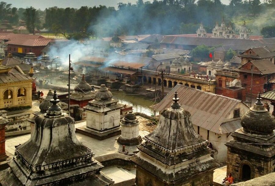 Sacred Pashupatinath: Aarati,Cremation Rites & Boudha Stupa - Boudhanath Stupa and the rhythm of the kora