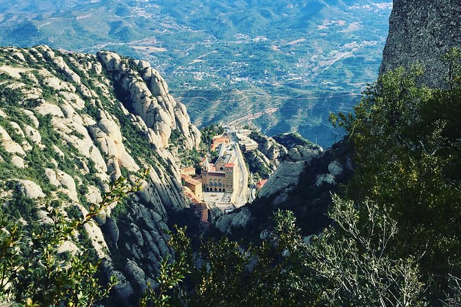 Semi-Private Montserrat Monastery, Funicular & Scenic Nature Walk - Walking downhill through Montserrat Natural Park